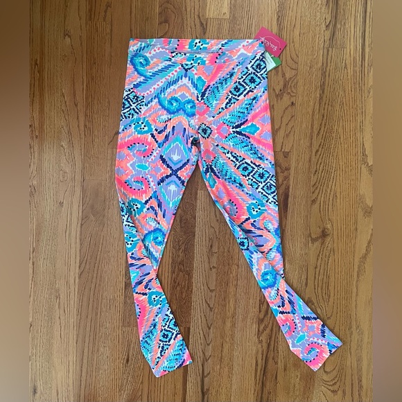 NWT! Lilly Girls Maia Leggings Size XL (12-14). “Solar Opposite Reduced” Pattern - Picture 1 of 10